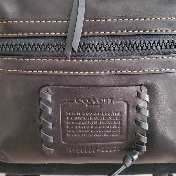 COACH Academy Backpack with Whipstitch - Picture 5 of 5